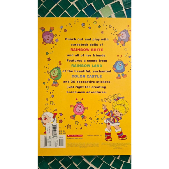 RAINBOW BRITE Scholastic books stickers paper dolls coloring NWOT - Picture 7 of 14